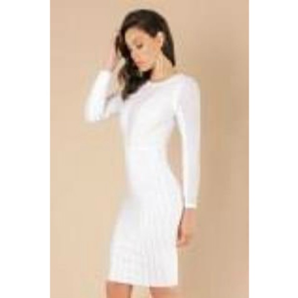 WOW Couture Bead Embellished Mesh Bandage Dress - Picture 3 of 8